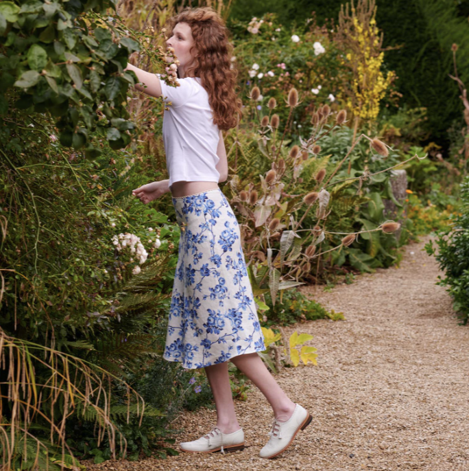 Penelope Chilvers Charleston Leather Shoe in White