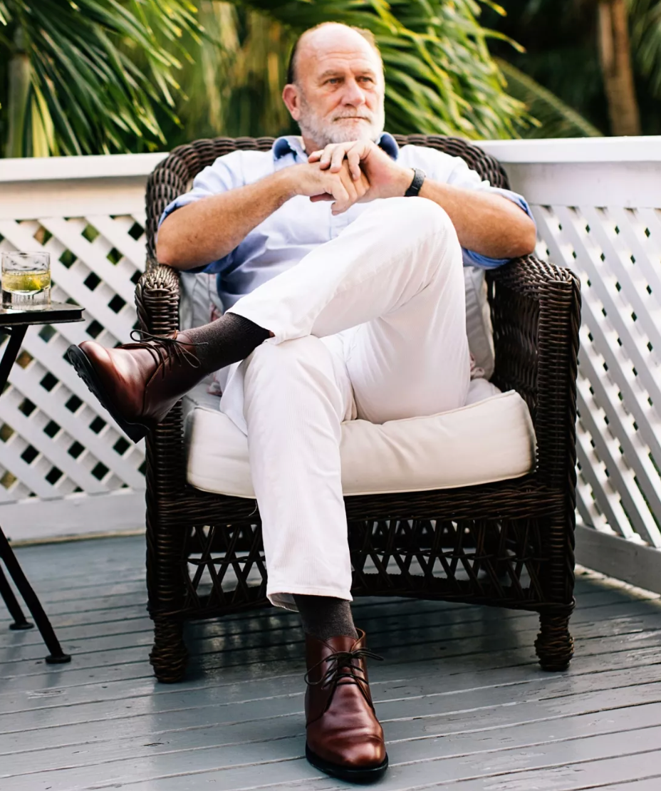 Penelope Chilvers Flint Wood Leather Chukka Boot