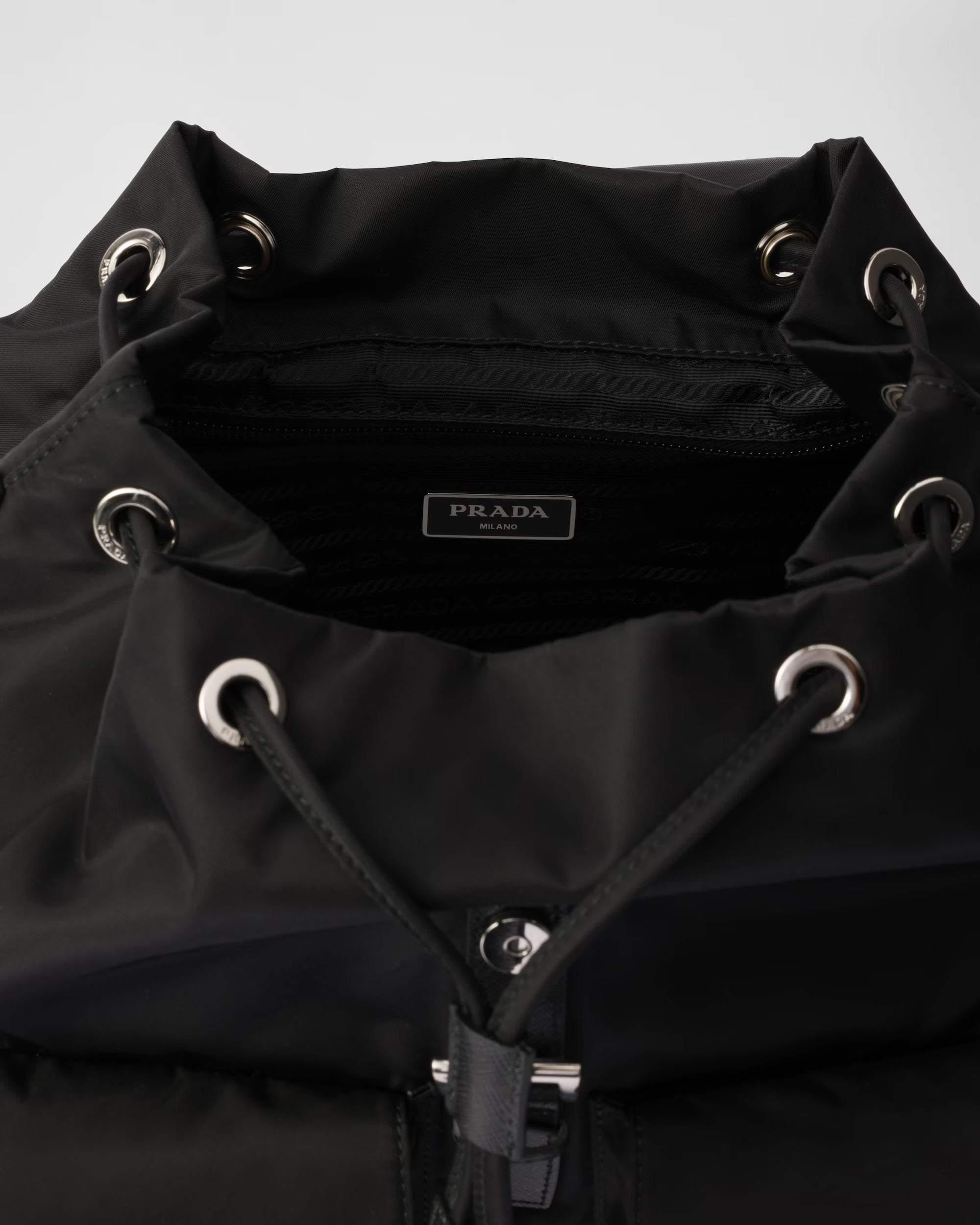 Prada Medium Re-Nylon Backpack With Pouch