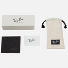 Ray-Ban special pouch and box made from organic and recycled materials.
