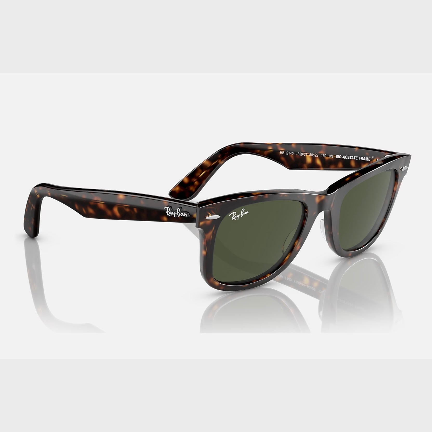 Ray-Ban Original Bio-Acetate Wayfarer in Polished Havana