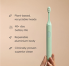 SURI Sustainable Electric Toothbrush in Fern Green
