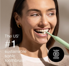 SURI Sustainable Electric Toothbrush in Fern Green