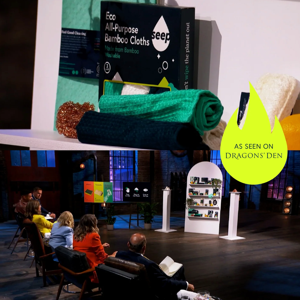 Seep Eco All-Purpose Bamboo Cloths (3 cloths)