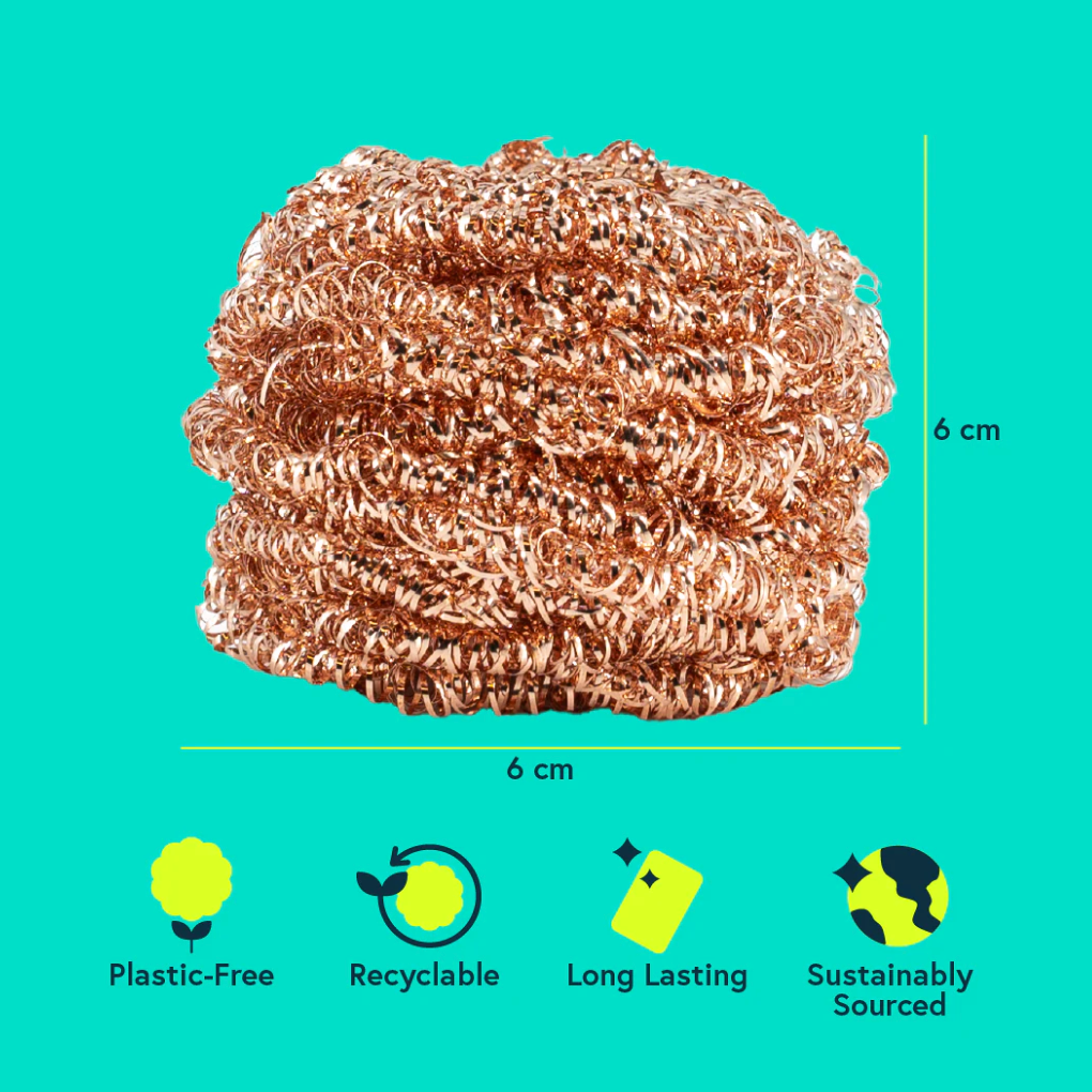 Seep Eco Copper Scourers (3 Scourers)