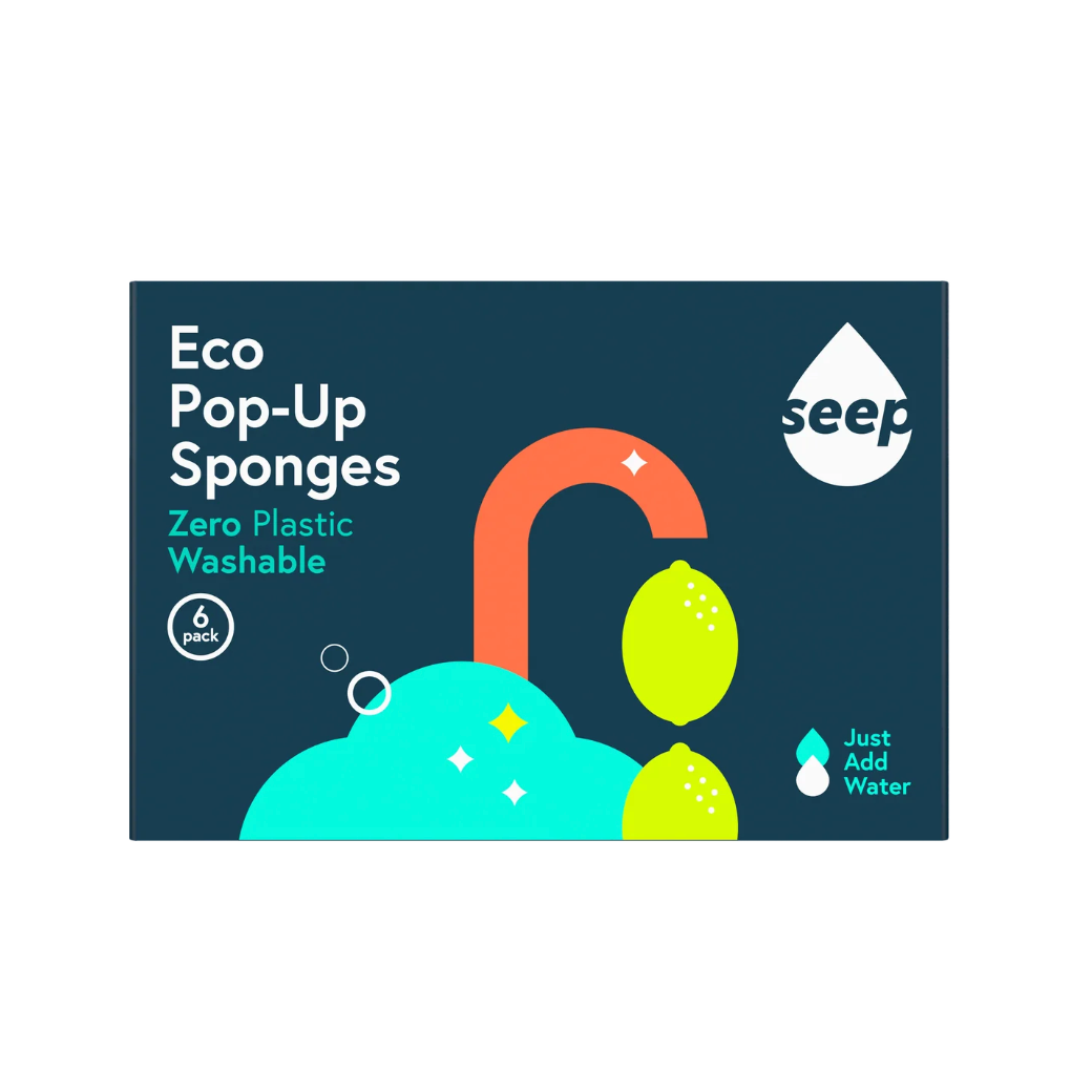 Seep Eco Pop-Up Sponges (6 sponges)