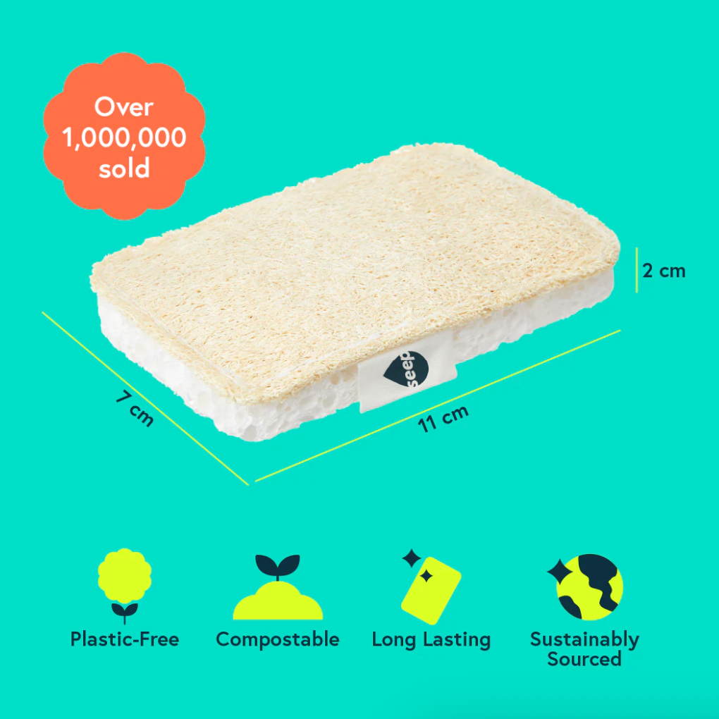 Seep Eco Sponge Scourers (4 sponges)