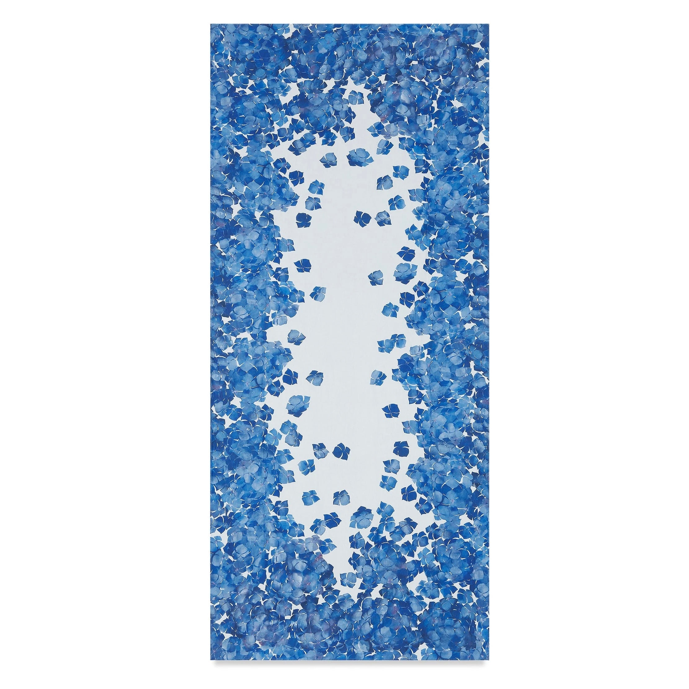 Summerill & Bishop Hydrangea Linen Tablecloth in Blue