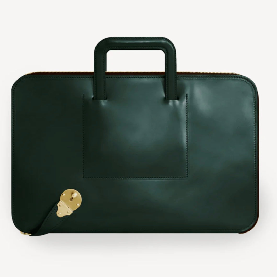 Swaine London - Salisbury Folio in Jaguar Green