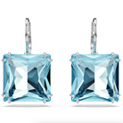 Swarovski Silver Millenia Blue Cubic Zirconia Drop Earrings