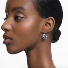 Swarovski Silver Millenia Blue Cubic Zirconia Drop Earrings