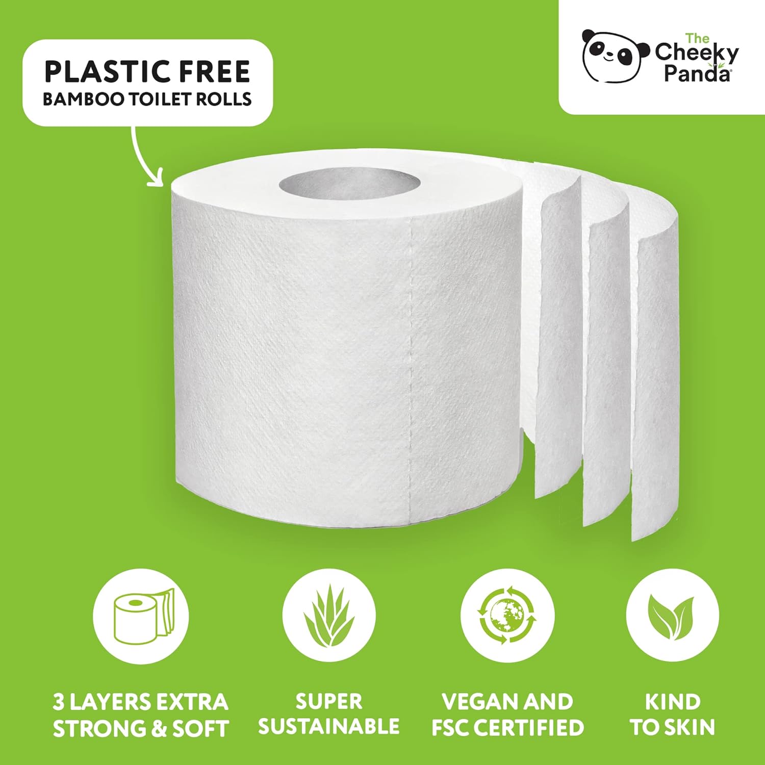 The Cheeky Panda Bamboo Toilet Paper