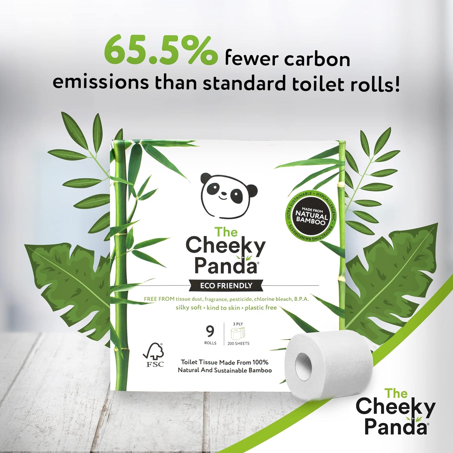 The Cheeky Panda Bamboo Toilet Paper