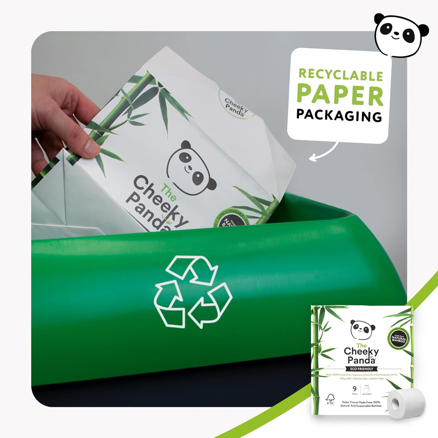 The Cheeky Panda Bamboo Toilet Paper
