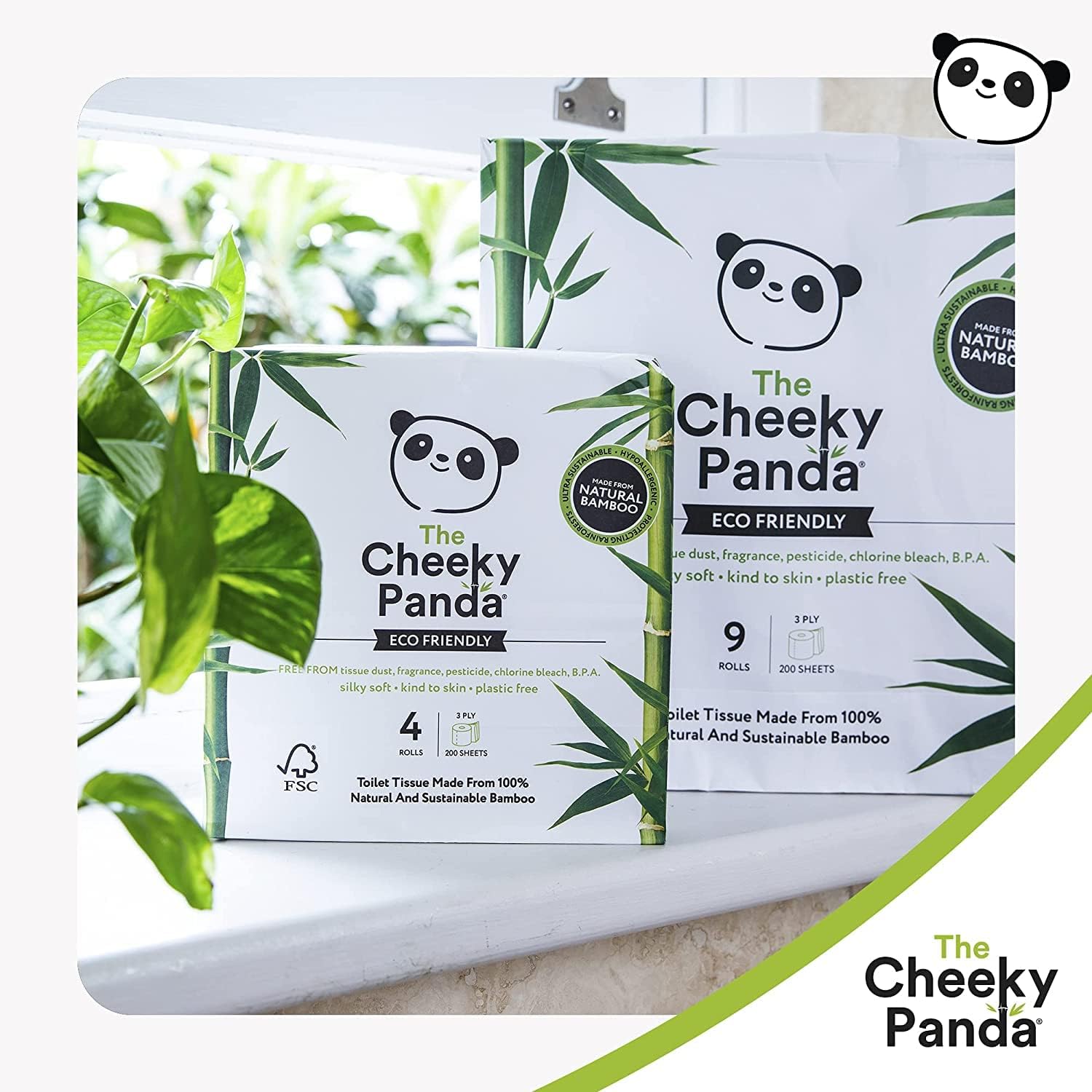 The Cheeky Panda Bamboo Toilet Paper