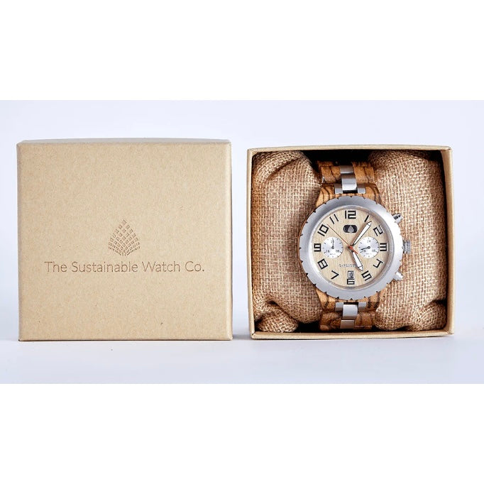 The Sustainable Watch Company The Sandalwood Mens Wristwatch