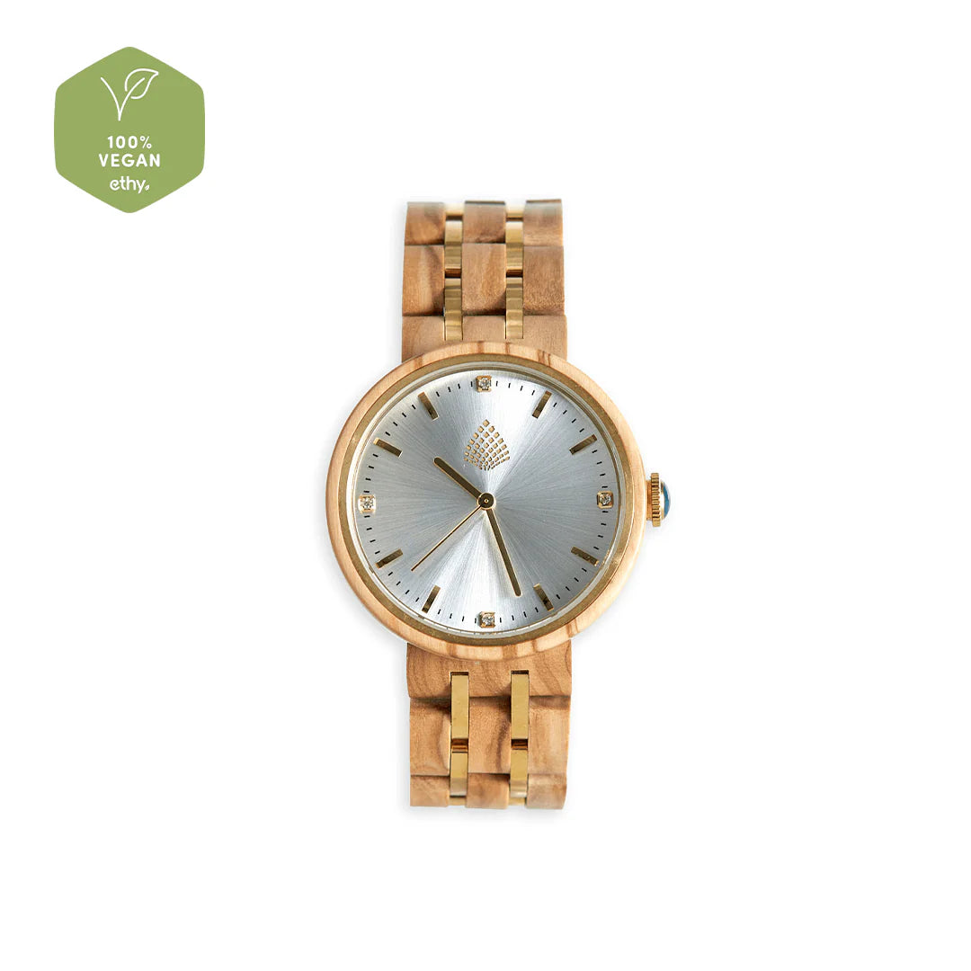The Sustainable Watch Company The Teak Natural Wood Watch