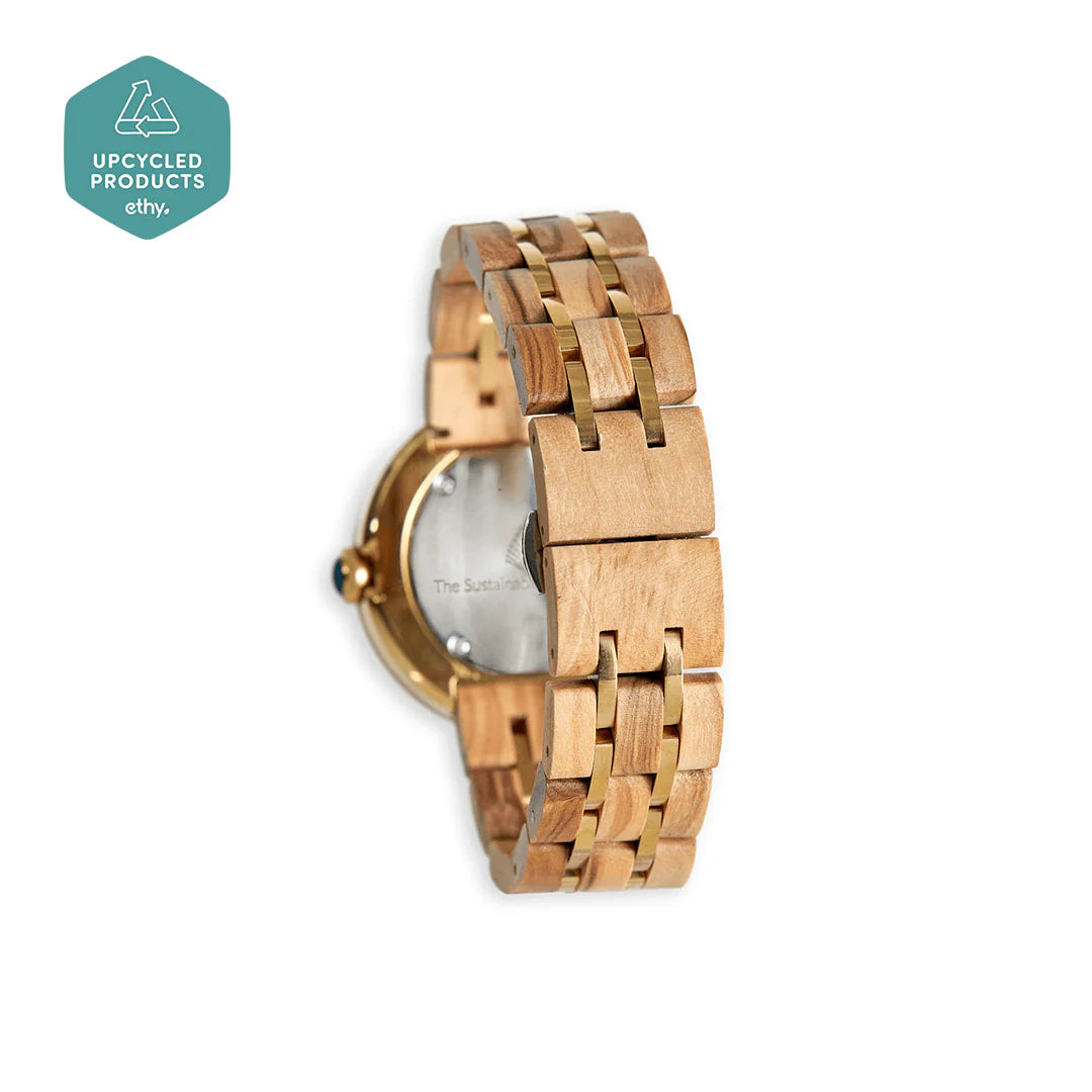 The Sustainable Watch Company The Teak Natural Wood Watch