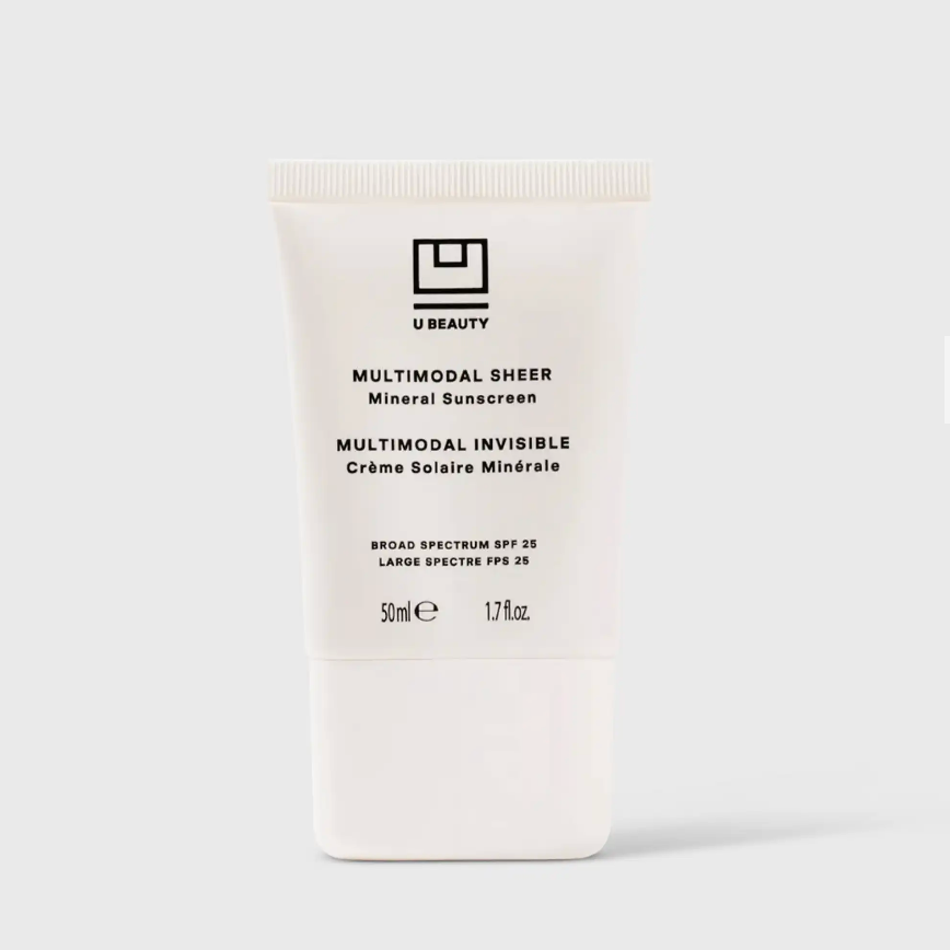 U Beauty Multimodal Sheer Mineral Sunscreen Broad Spectrum SPF 25