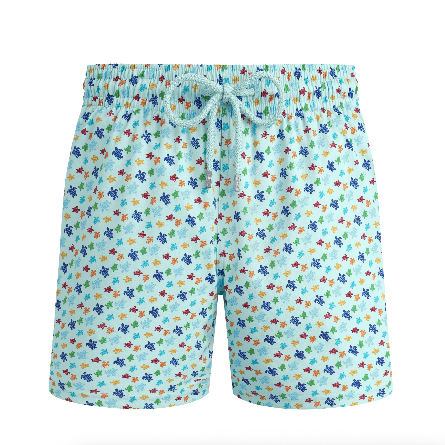 Vilebrequin Men Stretch Short Swim Shorts Micro Ronde Des Tortues Rainbow