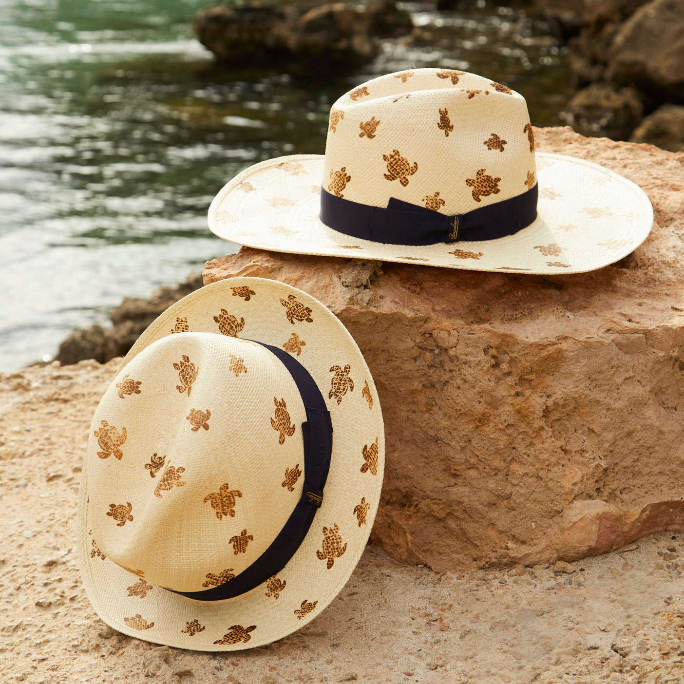 Vilebrequin X Borsalino Men Straw Hat