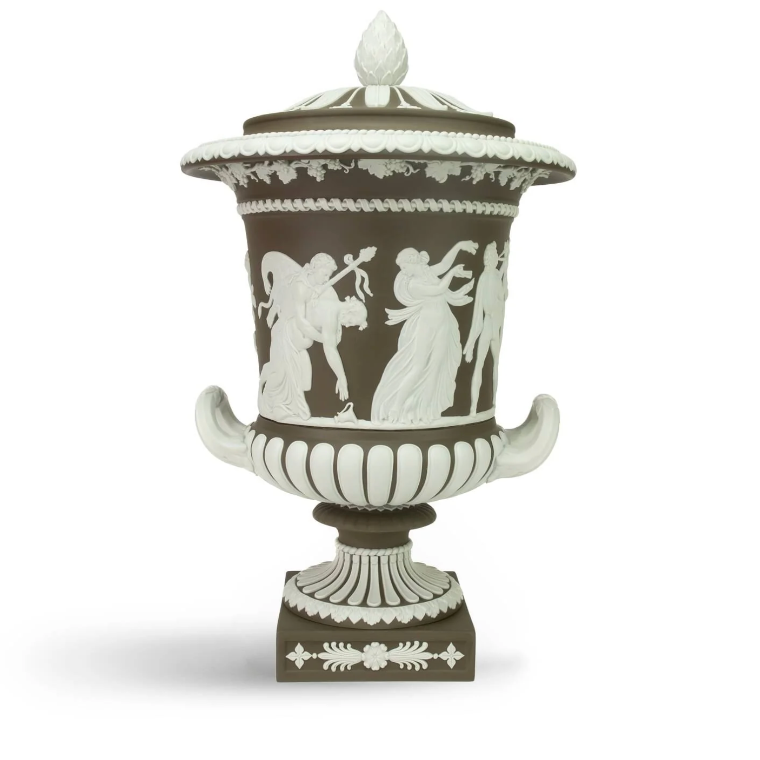Wedgwood Borghese Vase Marsh Green