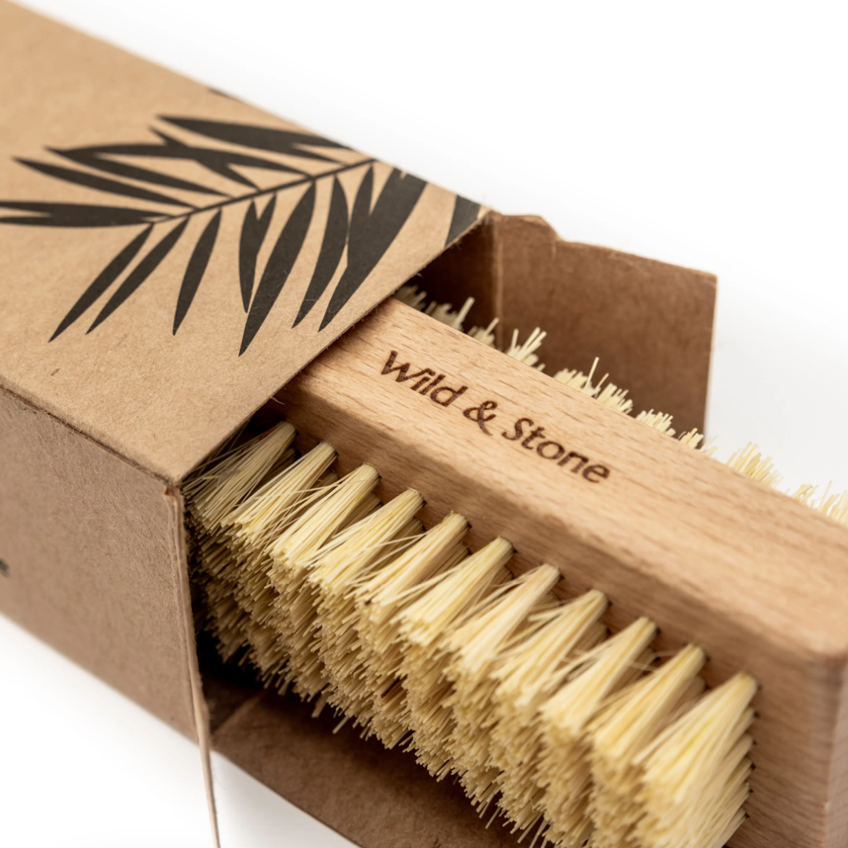 Wild & Stone Biodegradable Natural Bristle Nail Brush