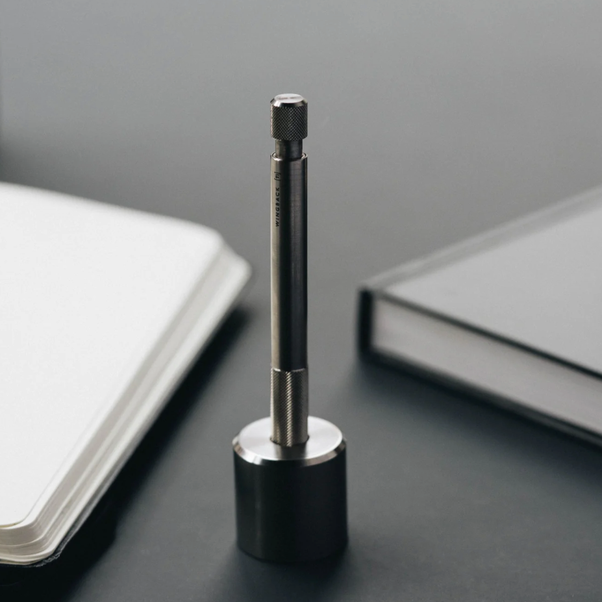 Wingback Mechanical Pen in Titanium