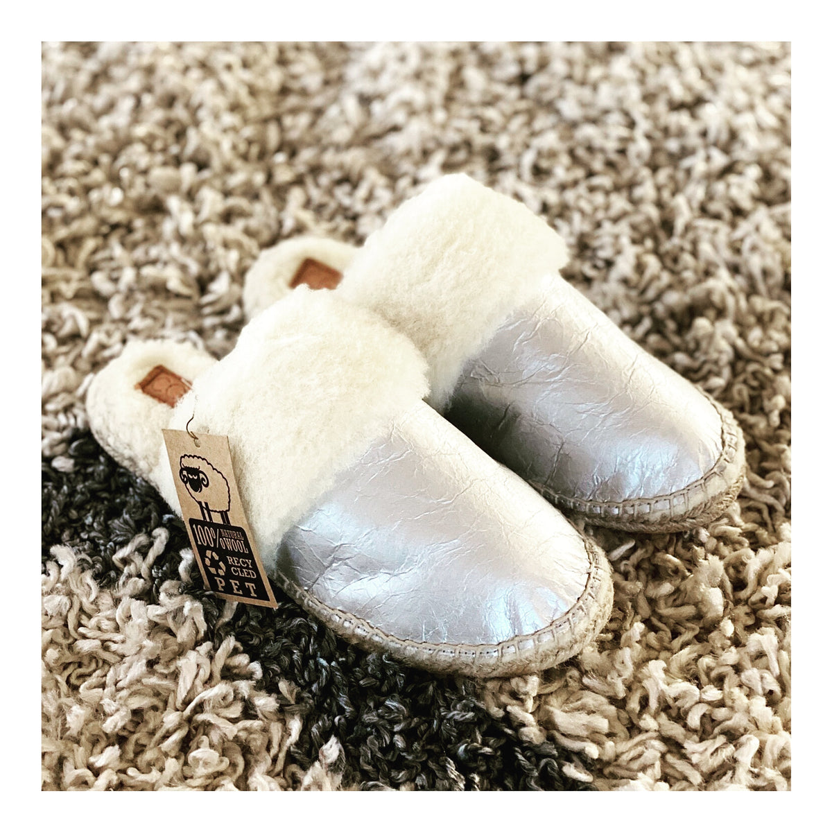 Ugg lane sale metallic slipper