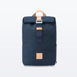 The Level Collective Winnats Roll Top Backpack in Navy