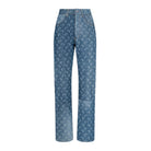 Marine Serre Moon Regenerated Denim Trousers