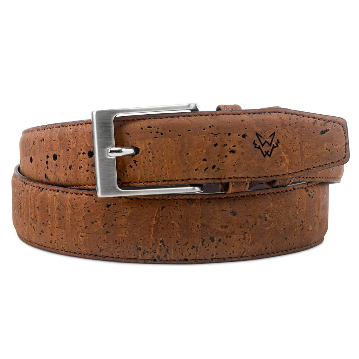 Watson & Wolfe Cork Belt in Brown