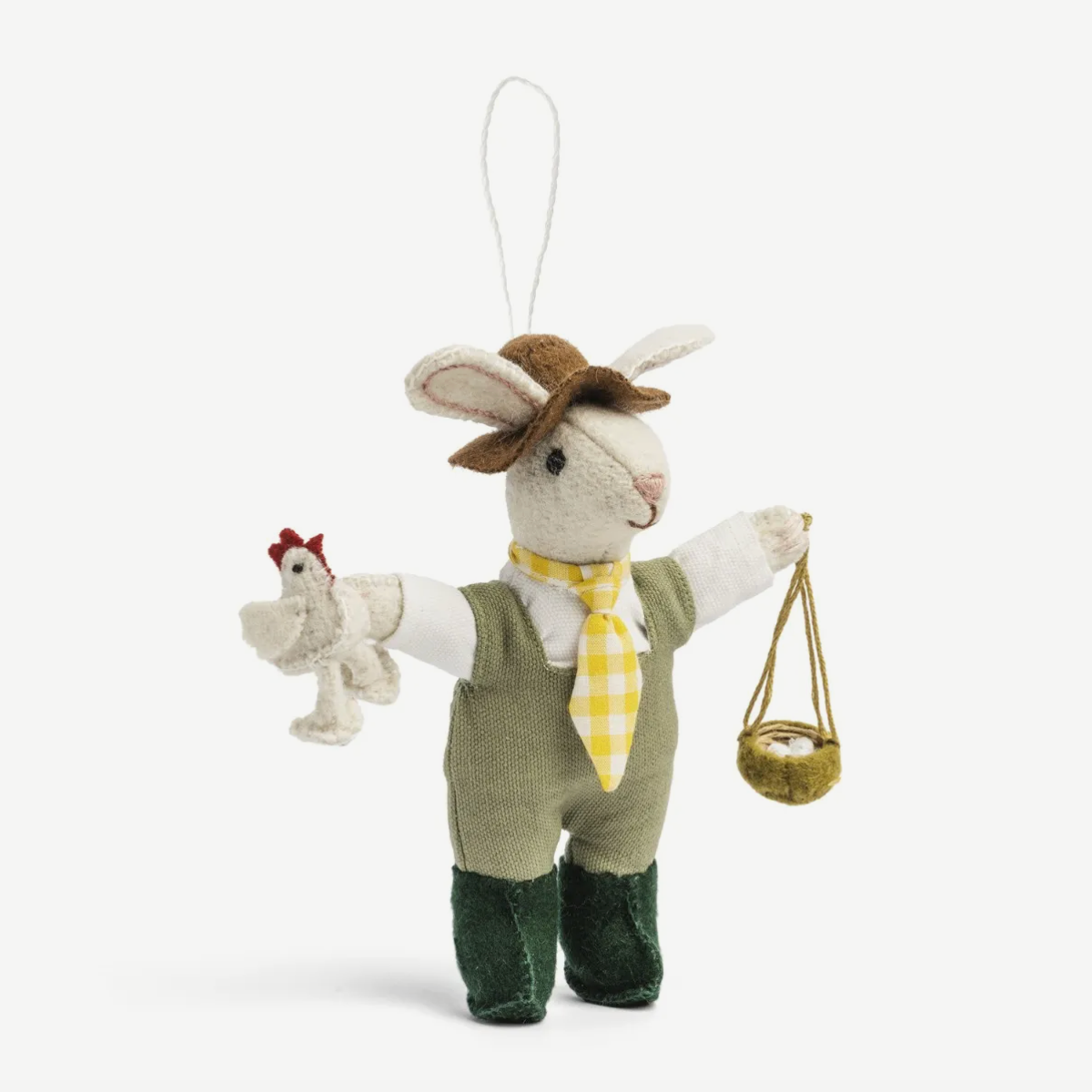 Daylesford Felt Rabbit Easter Decoration