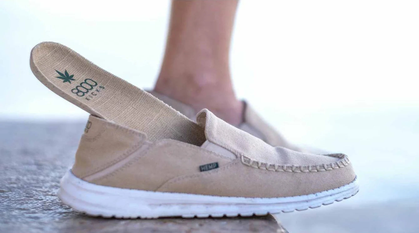 8000 Kicks SunSlide Hemp Slip-on for women 