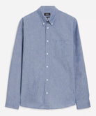 A.P.C. Edouard Brodé Chambray Cotton Shirt