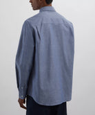 A.P.C. Edouard Brodé Chambray Cotton Shirt