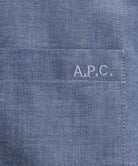 A.P.C. Edouard Brodé Chambray Cotton Shirt