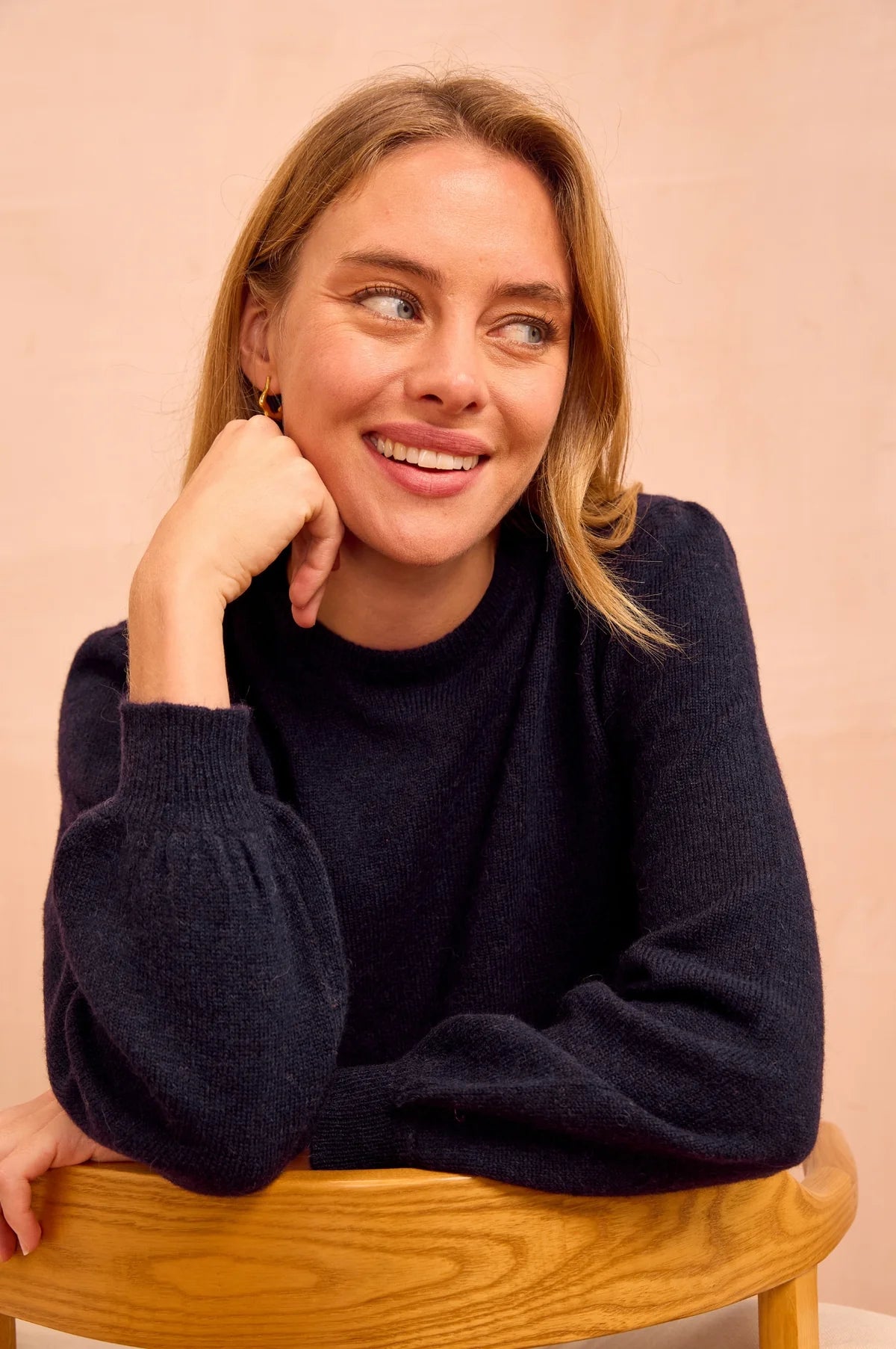 ASPIGA Alpaca Blend Puff Sleeve Jumper