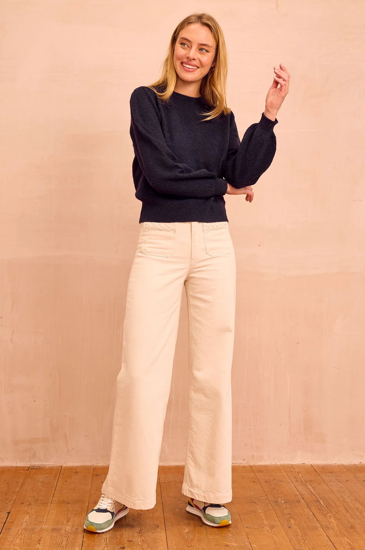 ASPIGA Alpaca Blend Puff Sleeve Jumper