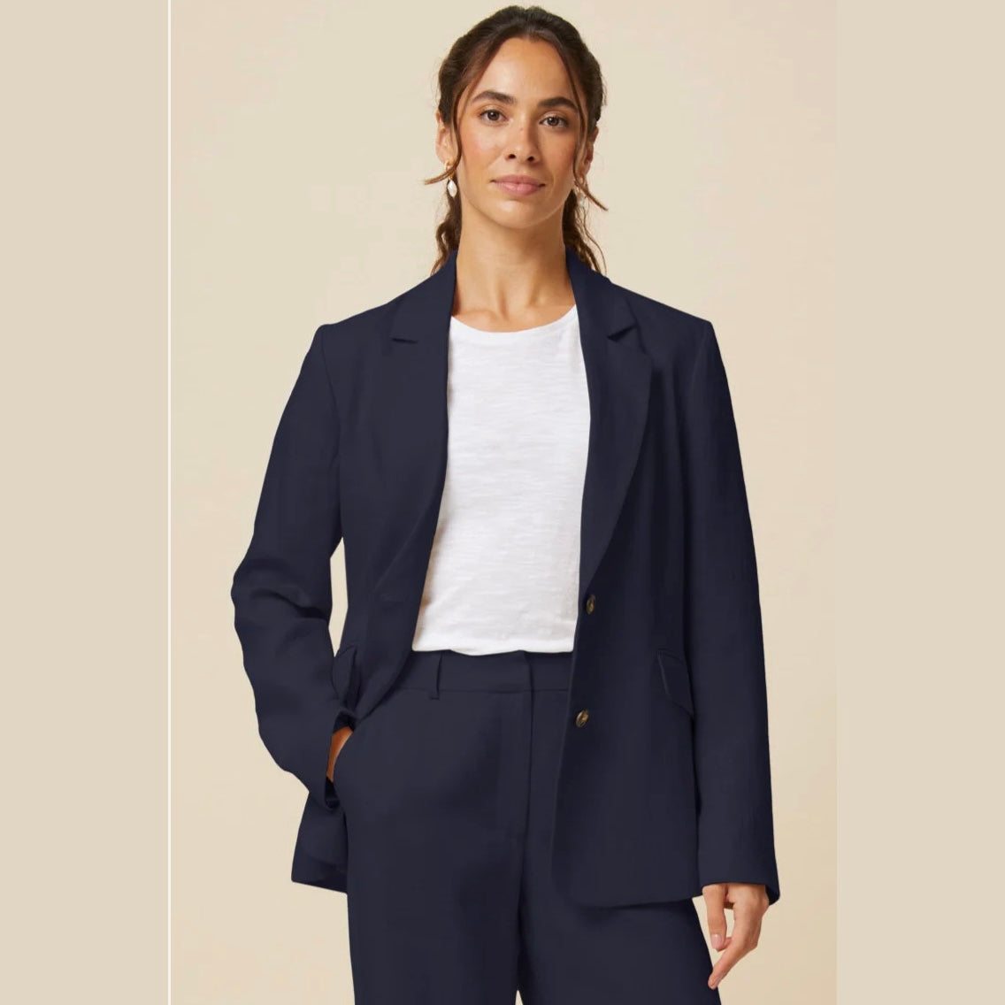 ASPIGA Linen Blend Blazer