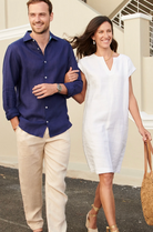 ASPIGA Men's Premium Linen Shirt