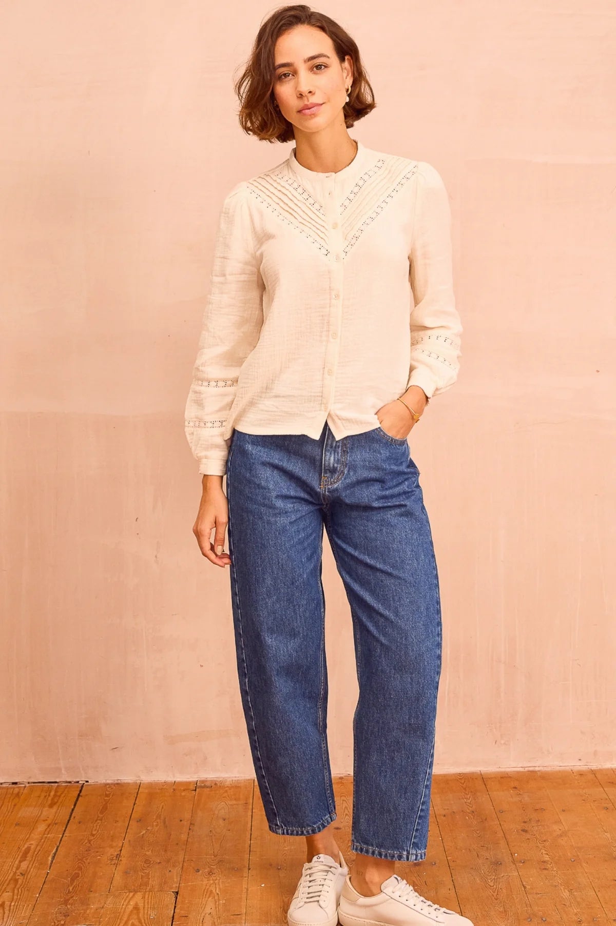 ASPIGA Organic Cotton Barrel Jean