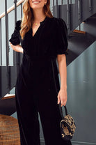 ASPIGA Tallulah Velvet Jumpsuit