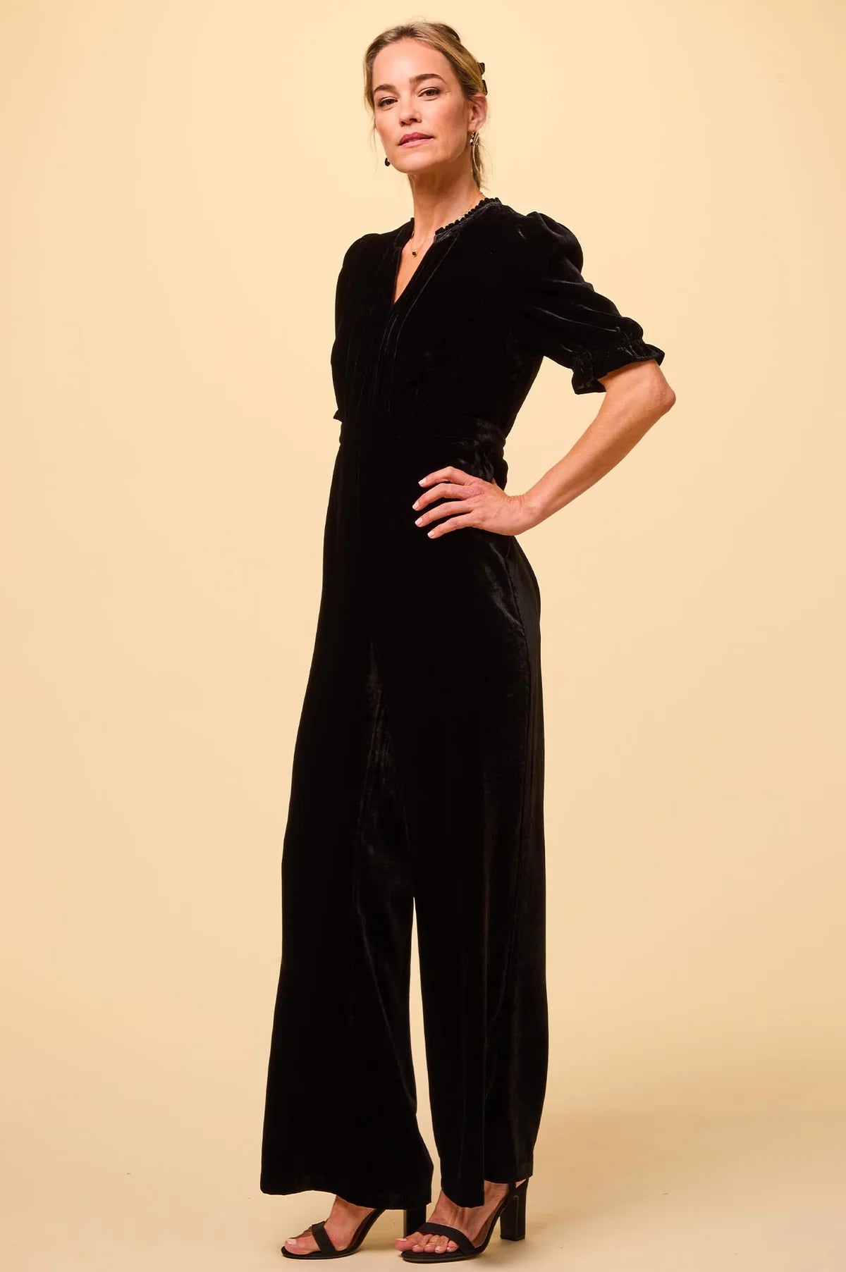 ASPIGA Tallulah Velvet Jumpsuit