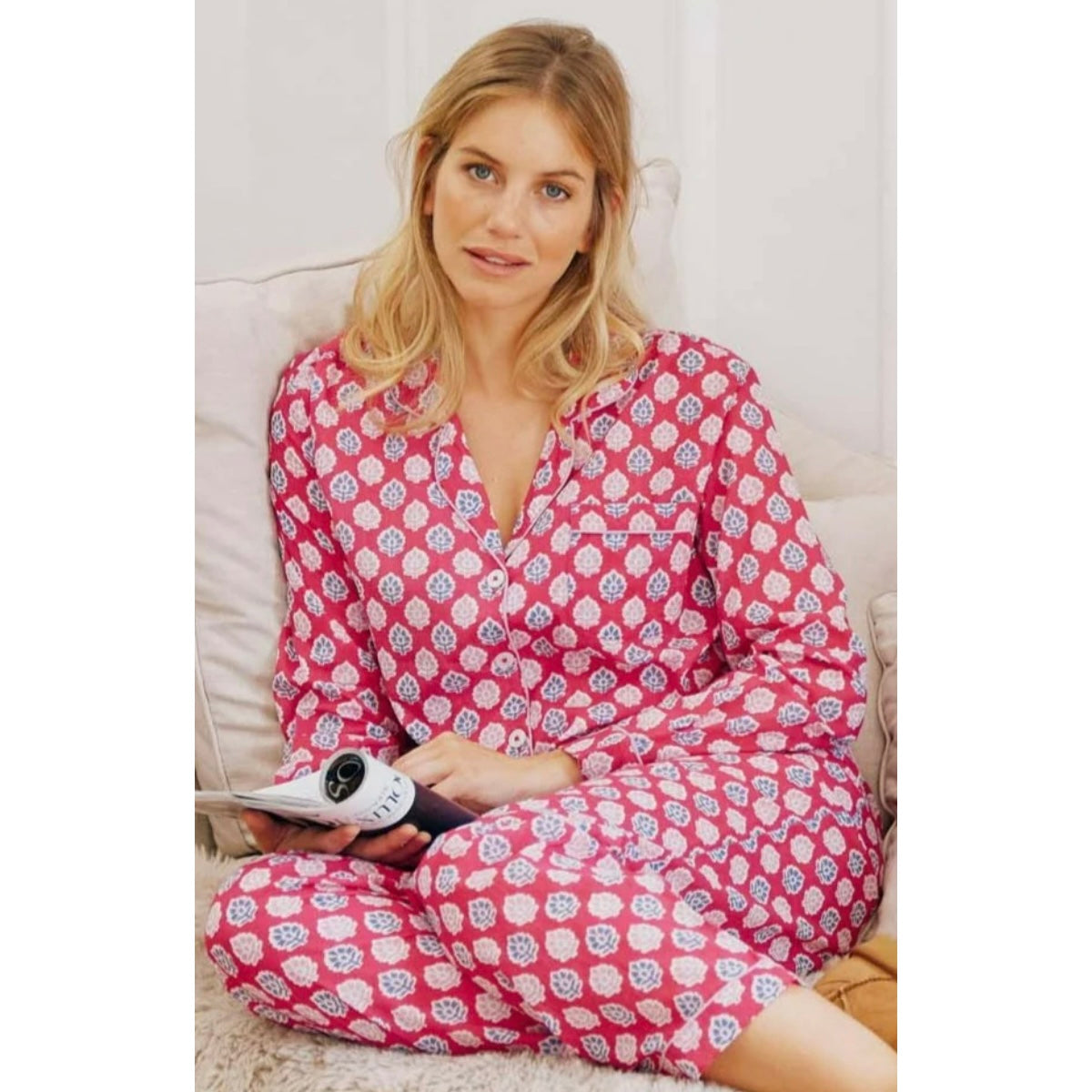 ASPIGA Women's Three Piece Pyjama Set