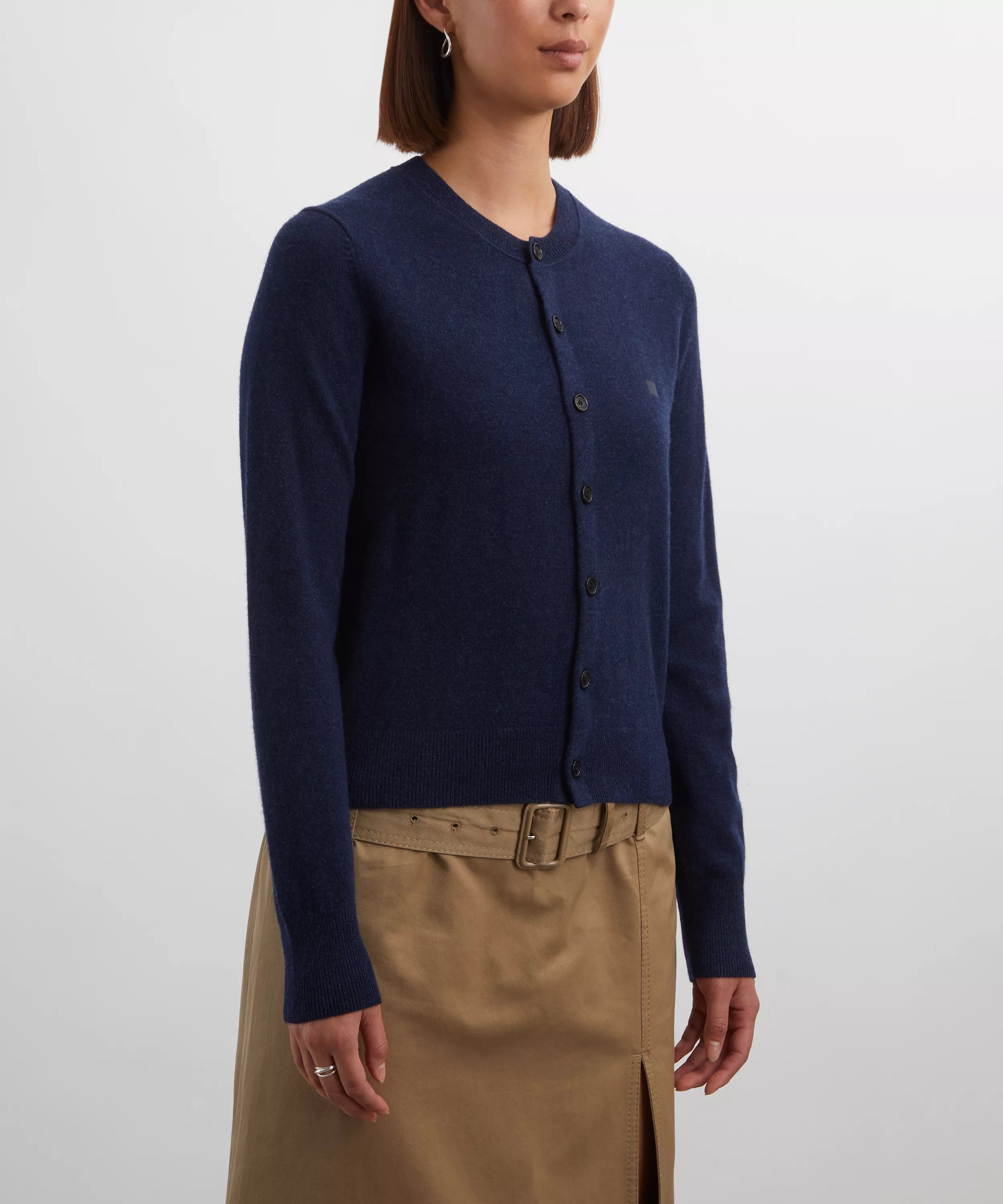 Acne Studios Fitted Yak Wool Cardigan