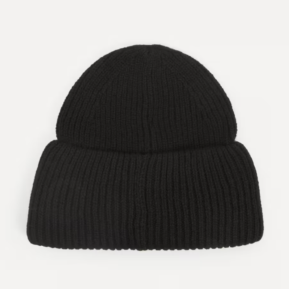 Acne Studios Small Face Logo Wool Beanie Hat