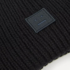 Acne Studios Small Face Logo Wool Beanie Hat