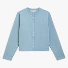 Agnès b. Light Blue Women Organic GOTS Snap Cardigan