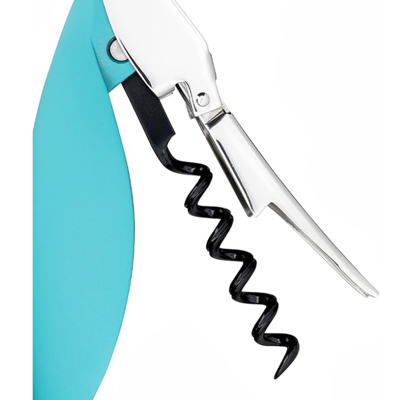 Alessi Parrot Corkscrew in Light Blue